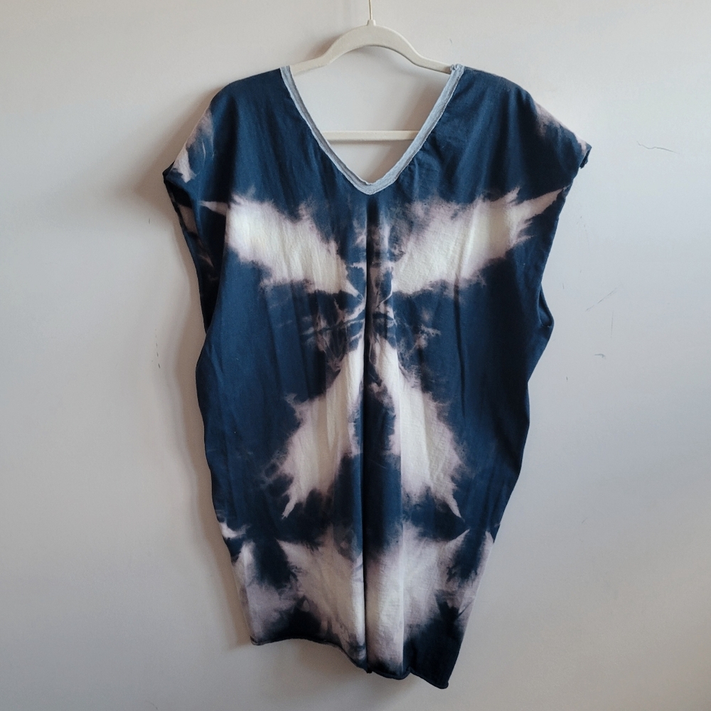 Painted Oyster Handmade Upcycled Tiedye‎ Tunic